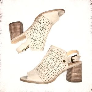 Tommy Hilfiger open toe heels size 9